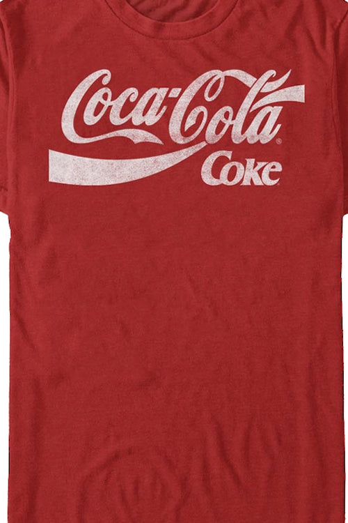 Distressed Logo Coca-Cola T-Shirtmain product image
