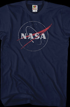 Distressed Logo NASA T-Shirt