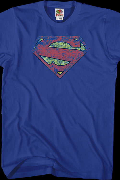 Distressed Logo Superman T-Shirtmain product image