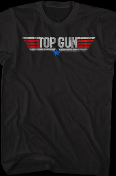 Distressed Logo Top Gun T-Shirt