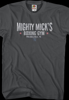 Distressed Mighty Mick's Boxing Gym Rocky T-Shirt