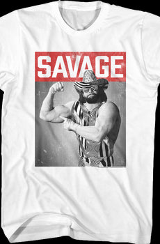 Distressed Photo Macho Man Randy Savage T-Shirt