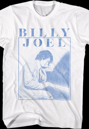 Distressed Piano Man Billy Joel T-Shirt