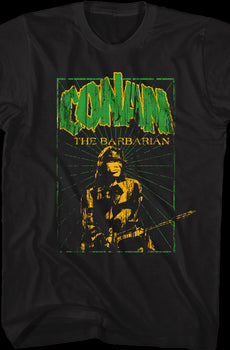 Distressed Poster Conan The Barbarian T-Shirt