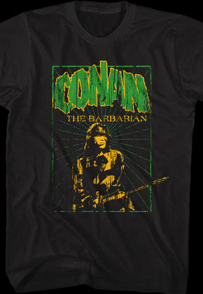 Distressed Poster Conan The Barbarian T-Shirt