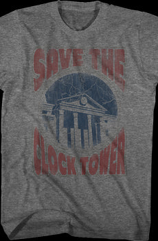 Distressed Save The Clock Tower Back To The Future Shirt
