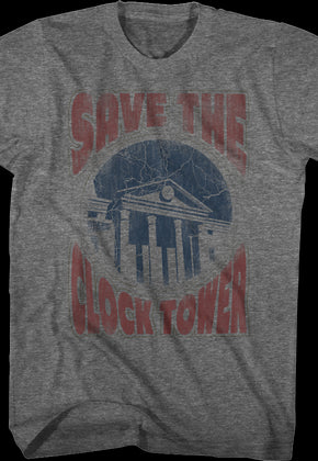 Distressed Save The Clock Tower Back To The Future Shirt