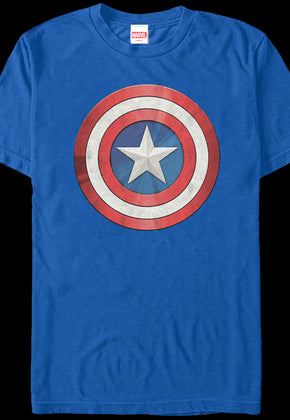 Distressed Shield Captain America T-Shirt