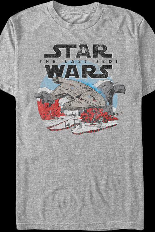 Distressed Star Wars Last Jedi T-Shirtmain product image