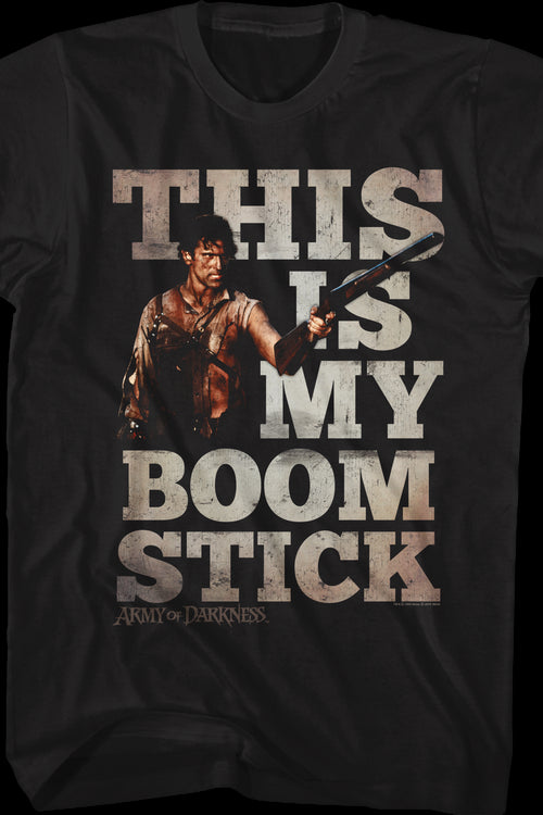 Distressed This Is My Boom Stick Army Of Darkness T-Shirtmain product image