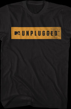 Distressed Unplugged Banner MTV Shirt