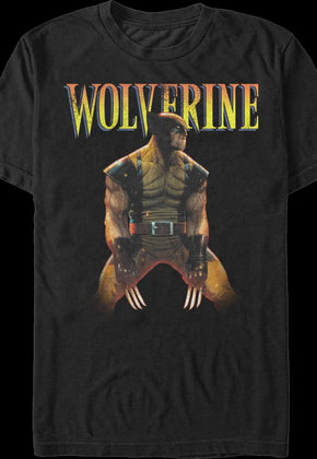 Distressed Wolverine Marvel Comics T-Shirt