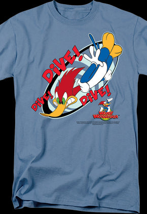Dive Woody Woodpecker T-Shirt