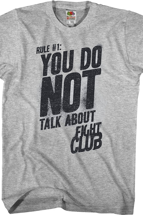 Do Not Talk About Fight Club Shirtmain product image