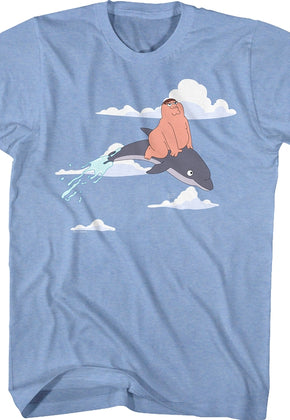 Dolphin Ride Family Guy T-Shirt