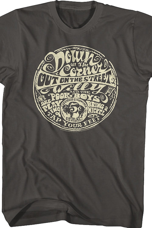 Down On The Corner Creedence Clearwater Revival T-Shirtmain product image
