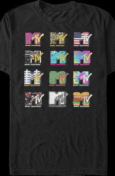 Dozen Logos MTV Shirt
