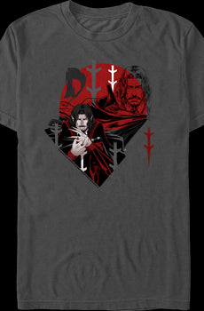 Dracula Collage Castlevania T-Shirt