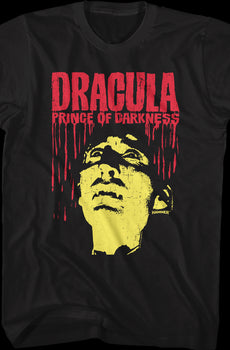 Dracula Prince Of Darkness Bloody Logo Hammer Films T-Shirt