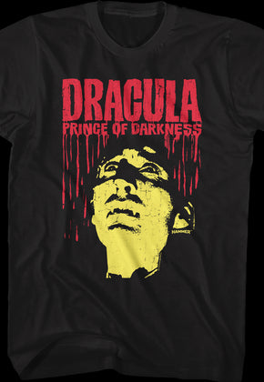 Dracula Prince Of Darkness Bloody Logo Hammer Films T-Shirt