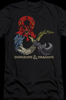 Dragons In Logo Dungeons & Dragons T-Shirt
