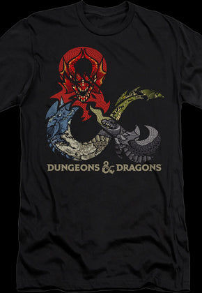 Dragons In Logo Dungeons & Dragons T-Shirt