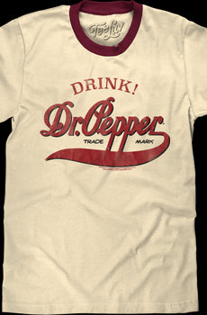 Drink Dr. Pepper Ringer Shirt