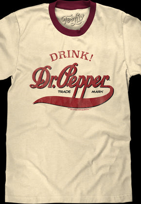 Drink Dr. Pepper Ringer Shirt