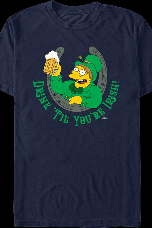 Drink 'Til You're Irish Simpsons T-Shirtmain product image
