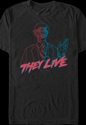Dual Tone Politician They Live T-Shirt