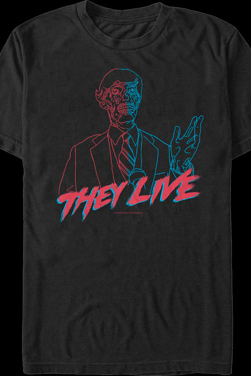Dual Tone Politician They Live T-Shirtmain product image