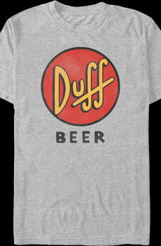 Duff Beer Circle Logo The Simpsons T-Shirt