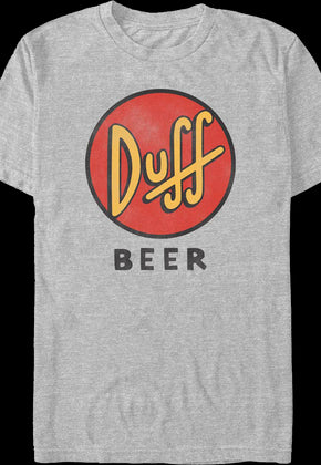 Duff Beer Circle Logo The Simpsons T-Shirt