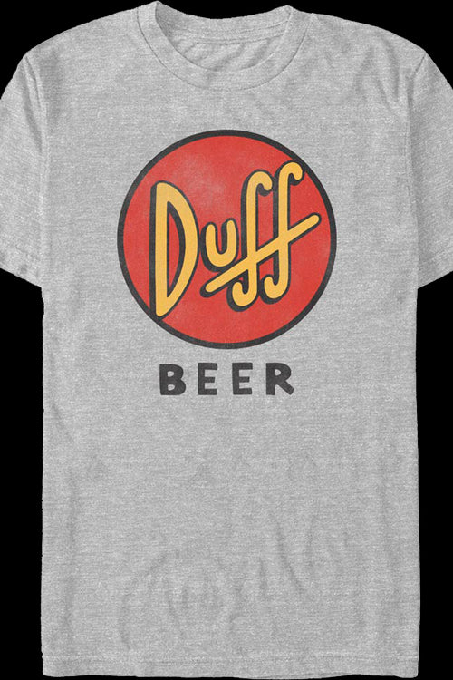 Duff Beer Circle Logo The Simpsons T-Shirtmain product image