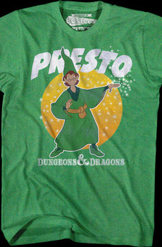 Green Presto the Magician Dungeons & Dragons T-Shirt