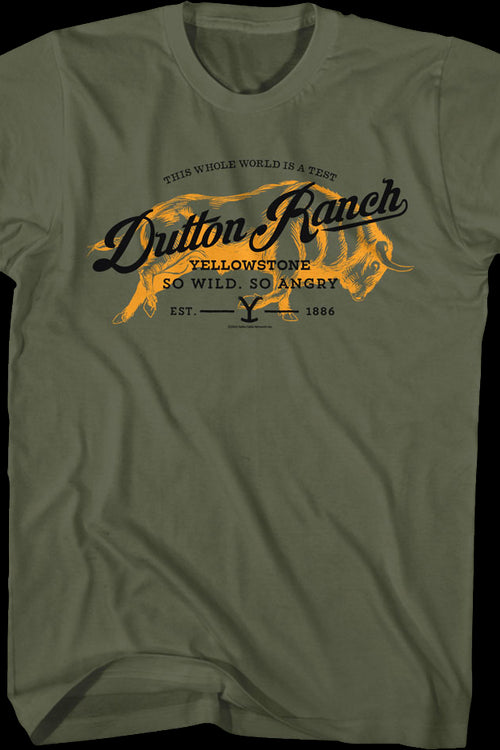 Dutton Ranch Buffalo Yellowstone T-Shirtmain product image