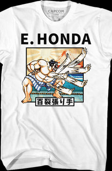 E. Honda Hundred Hand Slap Street Fighter T-Shirt