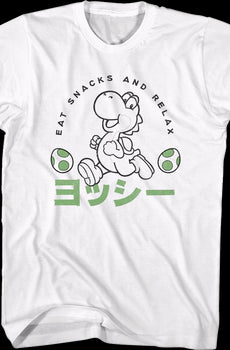 Eat Snacks And Relax Nintendo T-Shirt