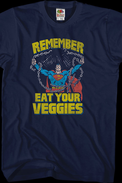 Eat Your Veggies Superman T-Shirtmain product image