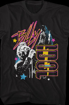 Electric Shapes Billy Idol T-Shirt
