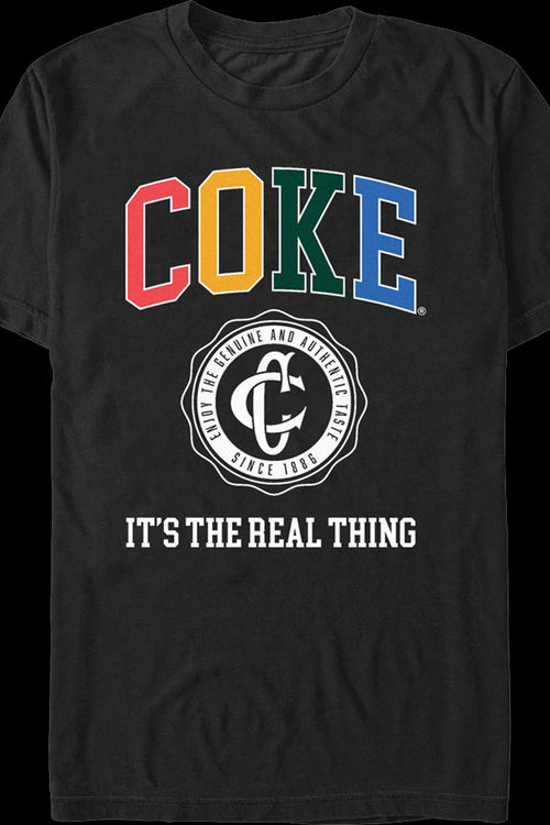 Enjoy The Genuine And Authentic Taste Coca-Cola T-Shirtmain product image