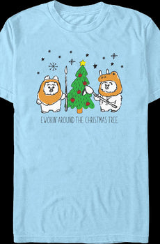 Ewokin' Around The Christmas Tree Star Wars T-Shirt