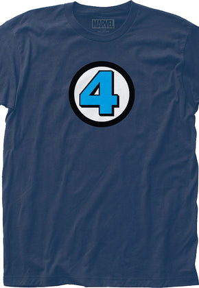 Fantastic Four Logo Marvel Comics T-Shirt