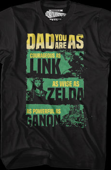 Father's Day Legend of Zelda Nintendo T-Shirt