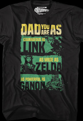 Father's Day Legend of Zelda Nintendo T-Shirt