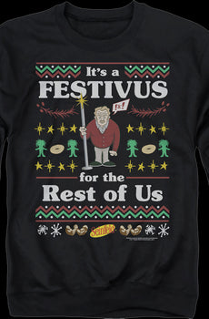 Faux Ugly Festivus Sweater Seinfeld Sweatshirt
