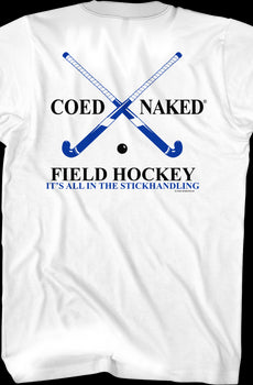 Field Hockey Coed Naked T-Shirt