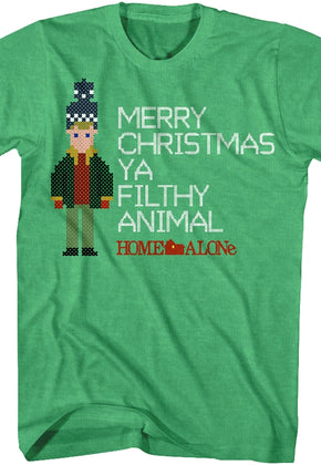Merry Christmas Filthy Animal Home Alone T-Shirt
