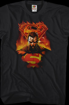 Fire Logo Superman T-Shirt