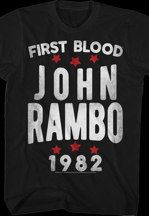 First Blood 1982 Rambo T-Shirt